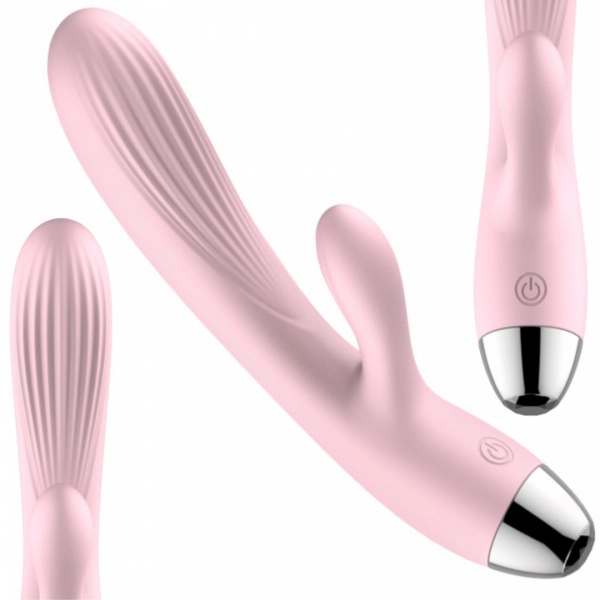 B SERIES FOX_Silicone Vibrator Pink waterproof