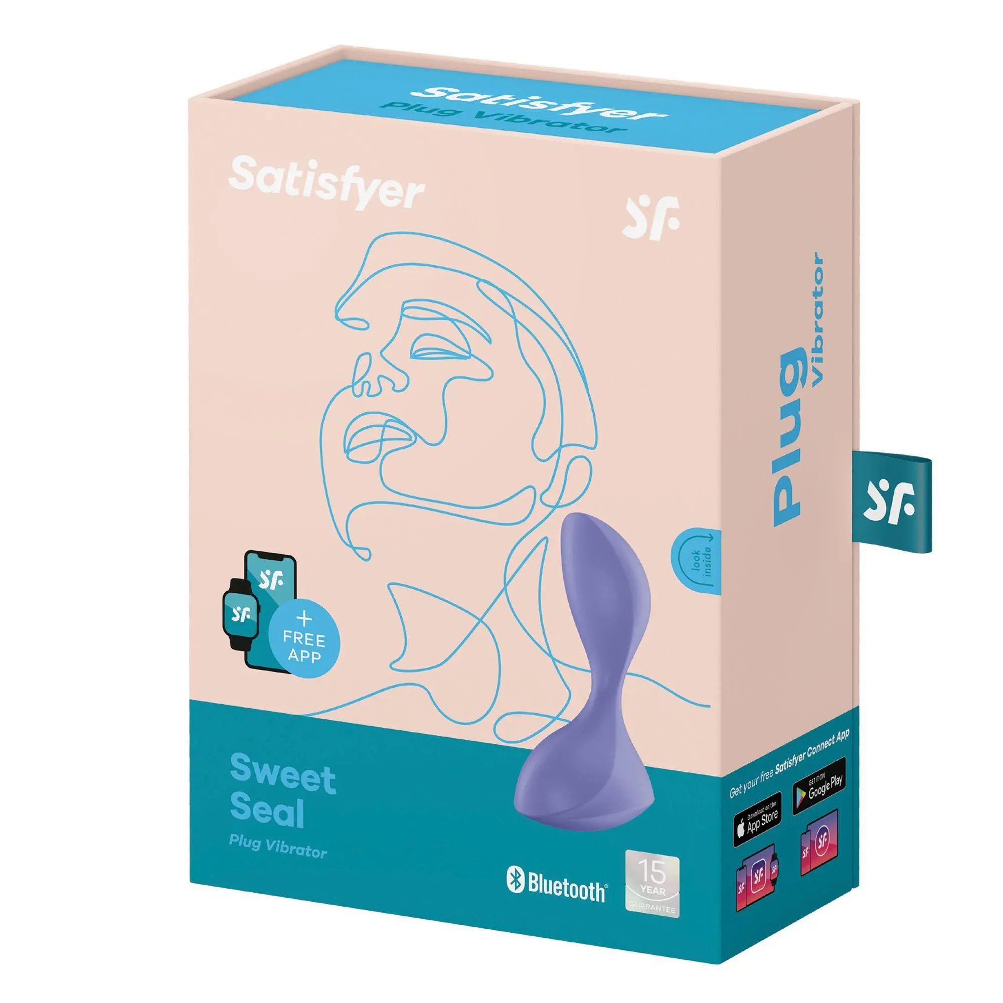 SATISFYER_Sweet Seal plug Vibrator Unisex wibrator
