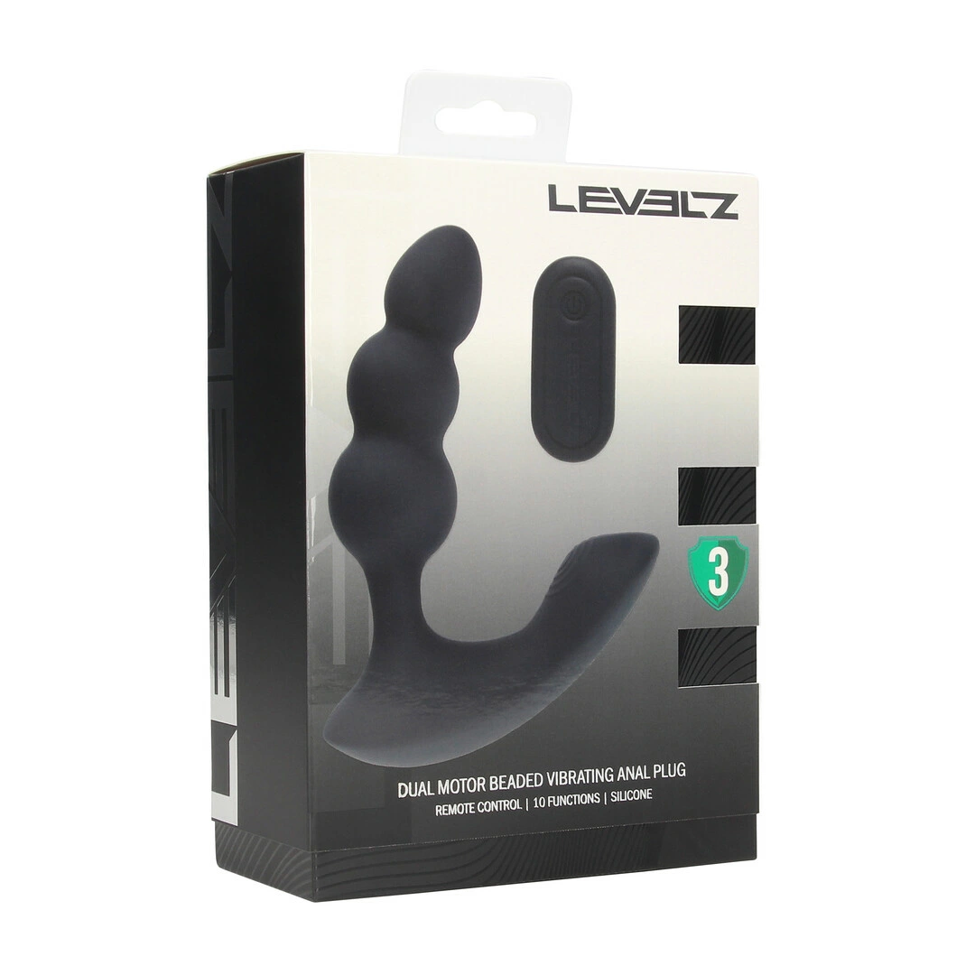 Dual Motor Remote Control Beaded Vibrating