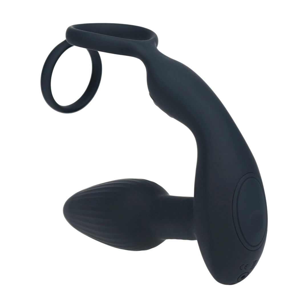 Dual Vibrating Remote Rotating Beads Silicone
