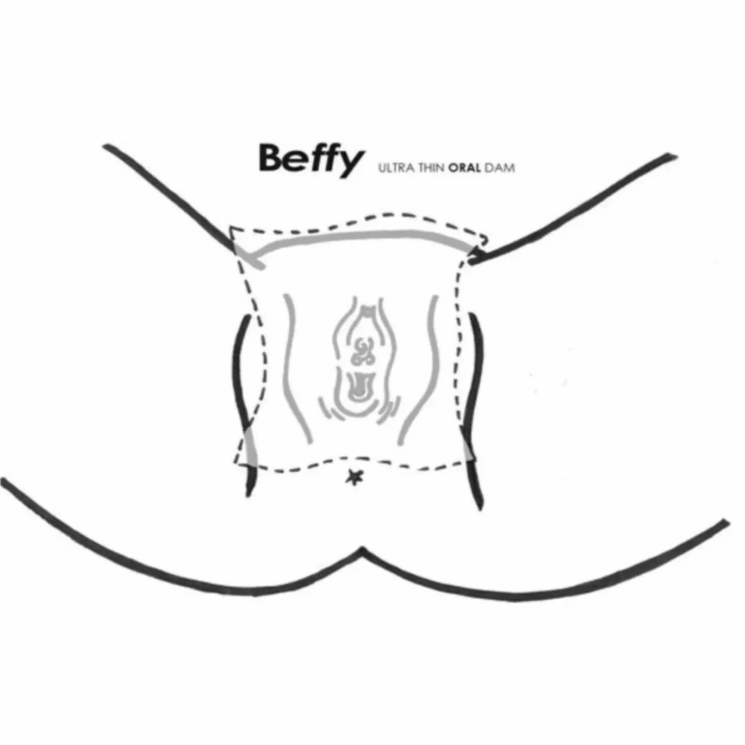 Asha International Beffy Dental Dam Strawberry