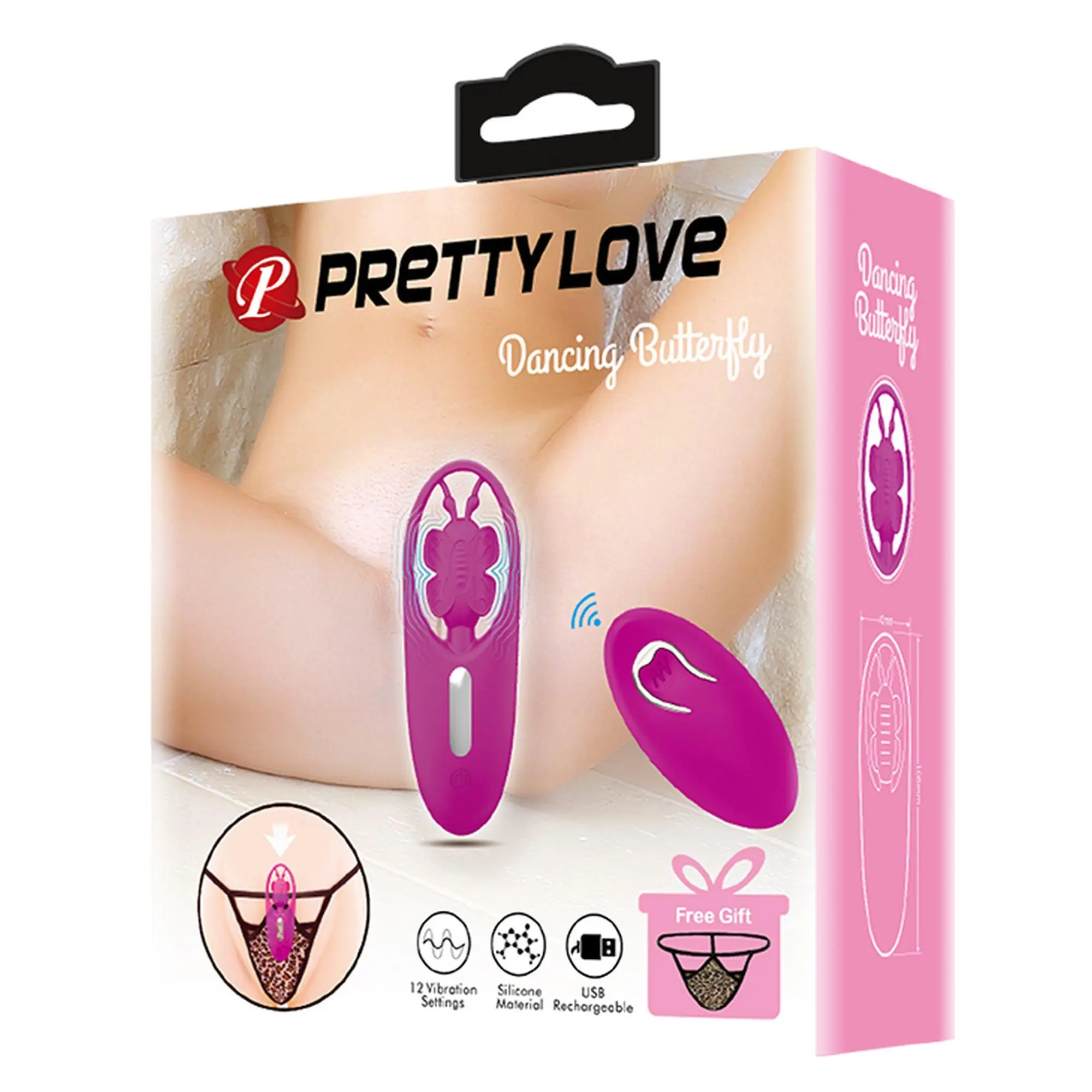 Panty Vibrator Massager Remote Control BW-022070ZW