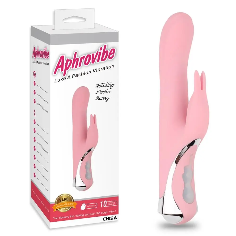 Rotary Vibrator Bunny Massager 24cm 10