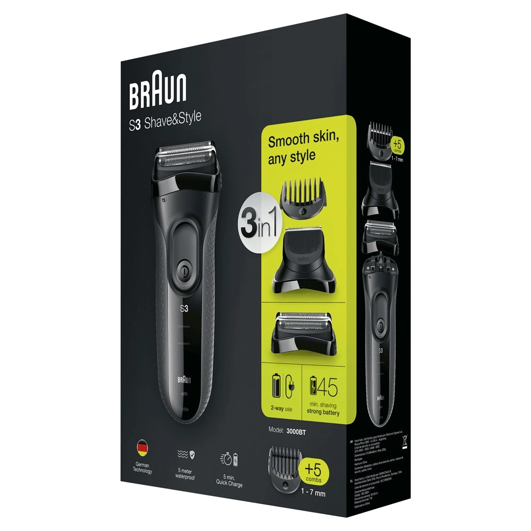 Braun 3000BT Battery 5 7 mm