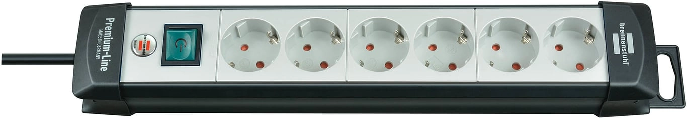 Brennenstuhl Power strip Premium-Line 6x black/gray