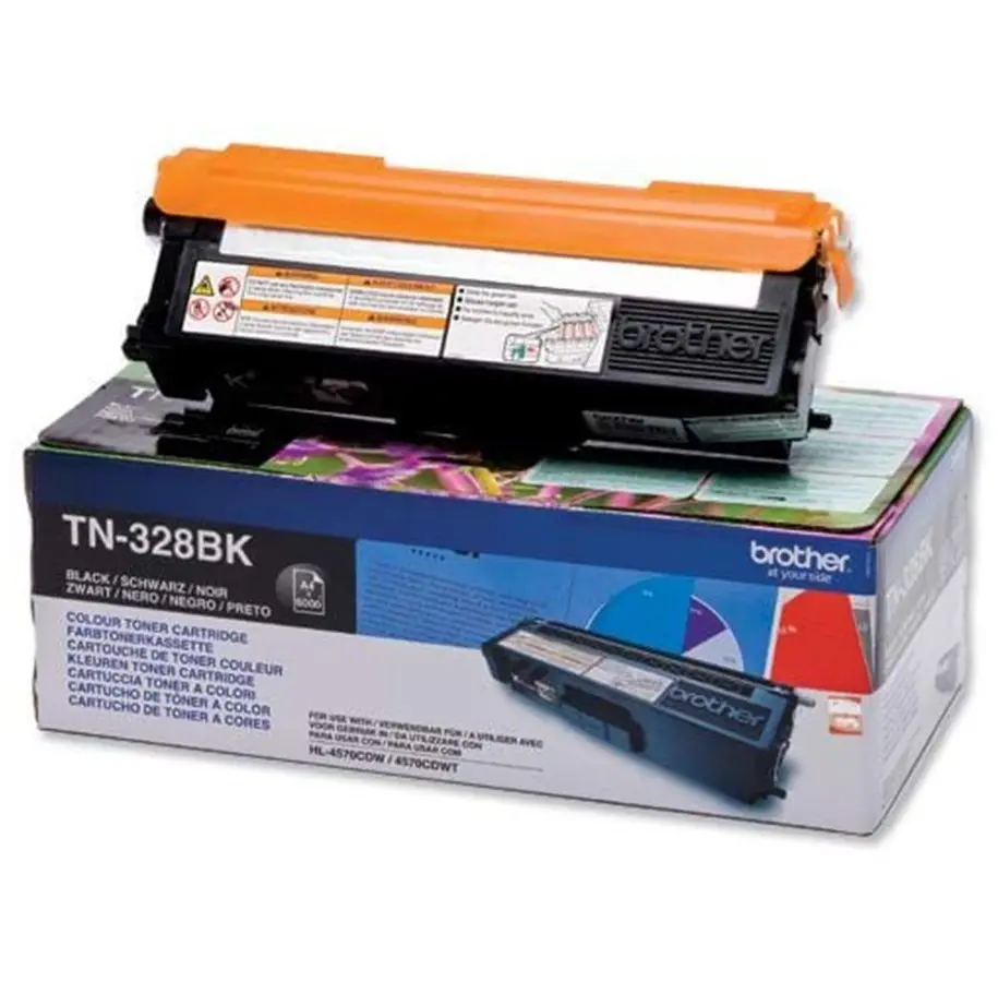 BROTHER TN328BK Toner Cartridge Black TN328BK
