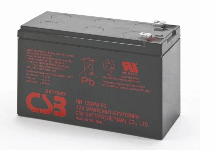 CSB HR1234W F2 gel battery 12V