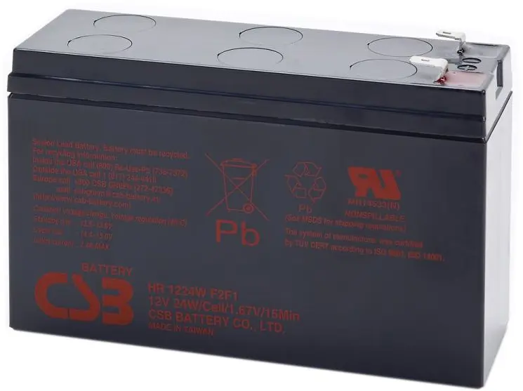 Battery for CSB HR 1224WF2 Uninterruptible