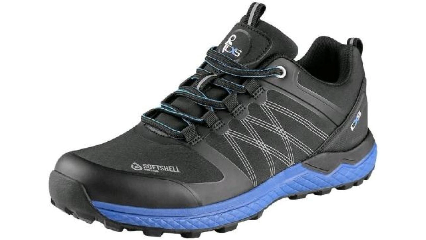 CXS SPORT SHOES BLACK AND BLUE