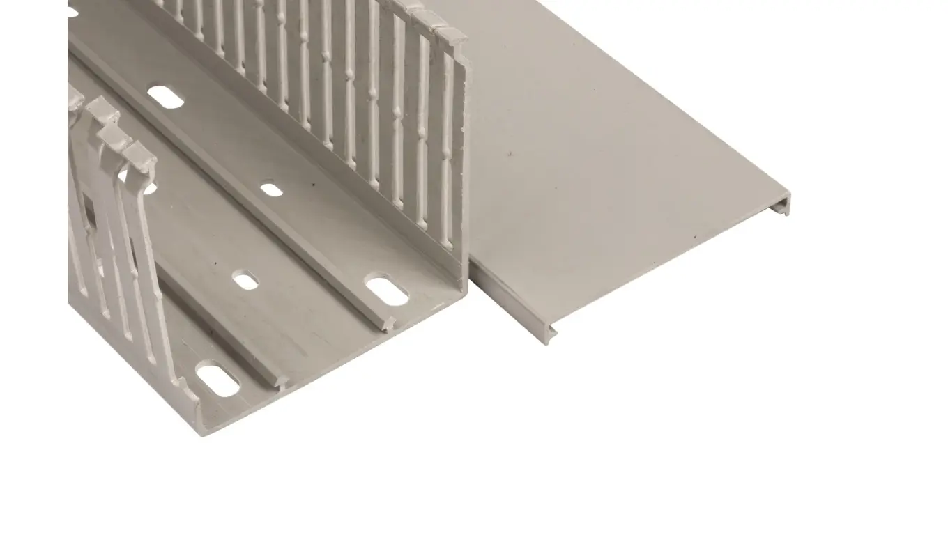 Comb tray 80x80x2000mm light grey E124