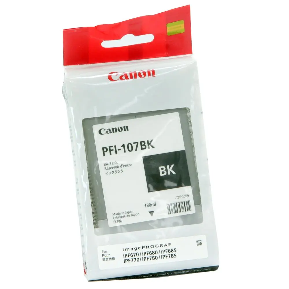 Tusz Canon Tusz PFI-107BK Black (6705B001)