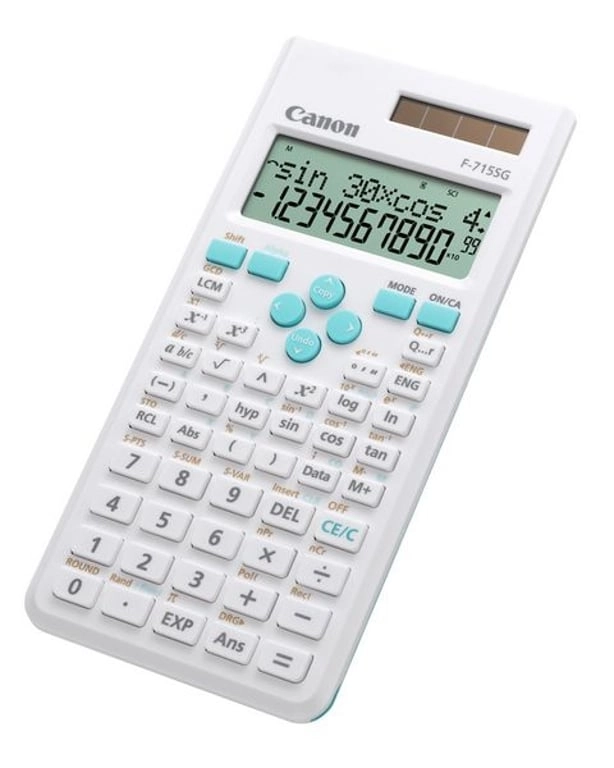 Canon F-715SG calculator Desktop Scientific Blue