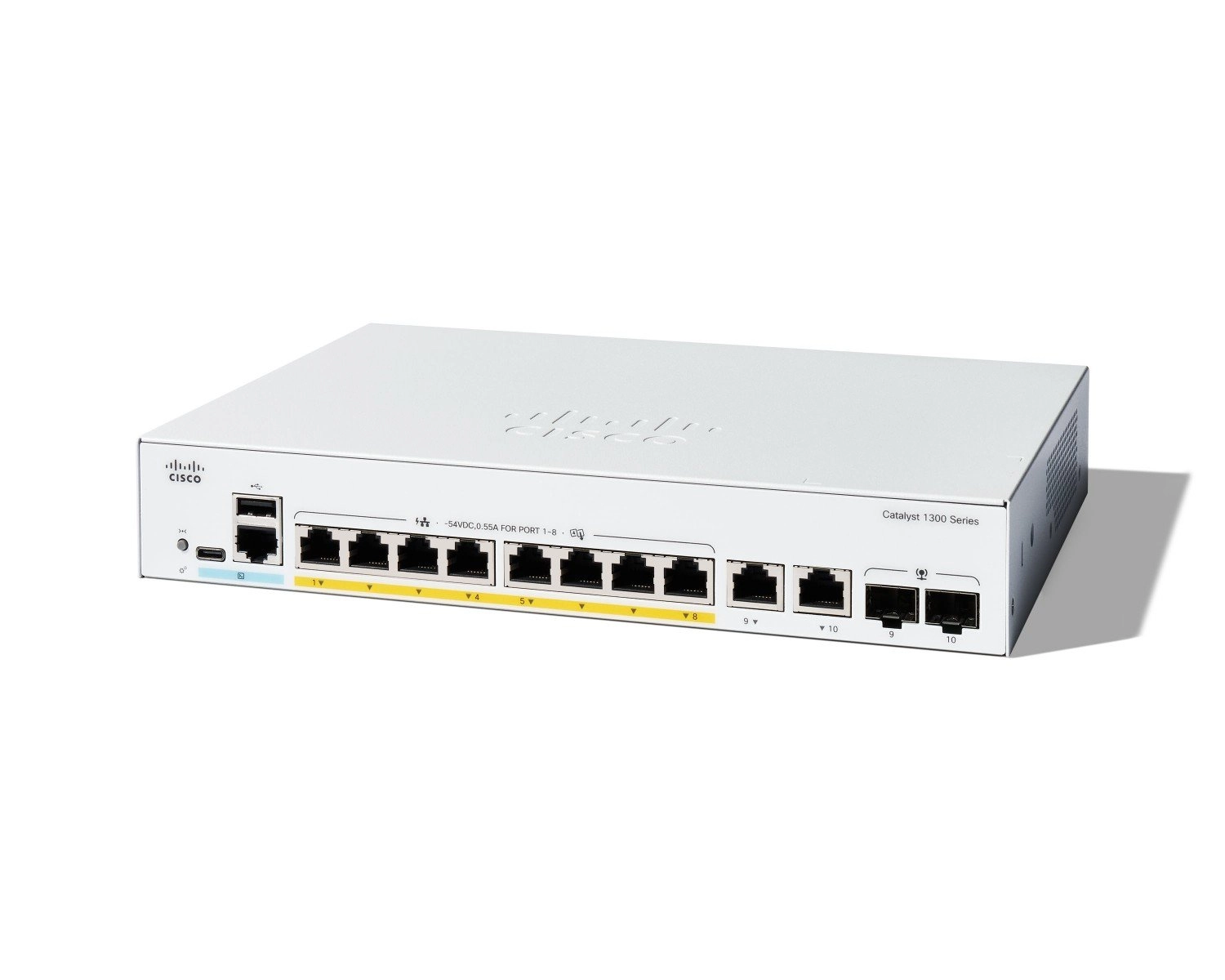 Cisco Catalyst 1300-8P-E-2G Managed Switch 8