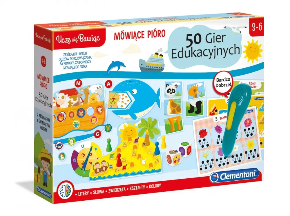 Clementoni Talking Pen 50 Educational Games