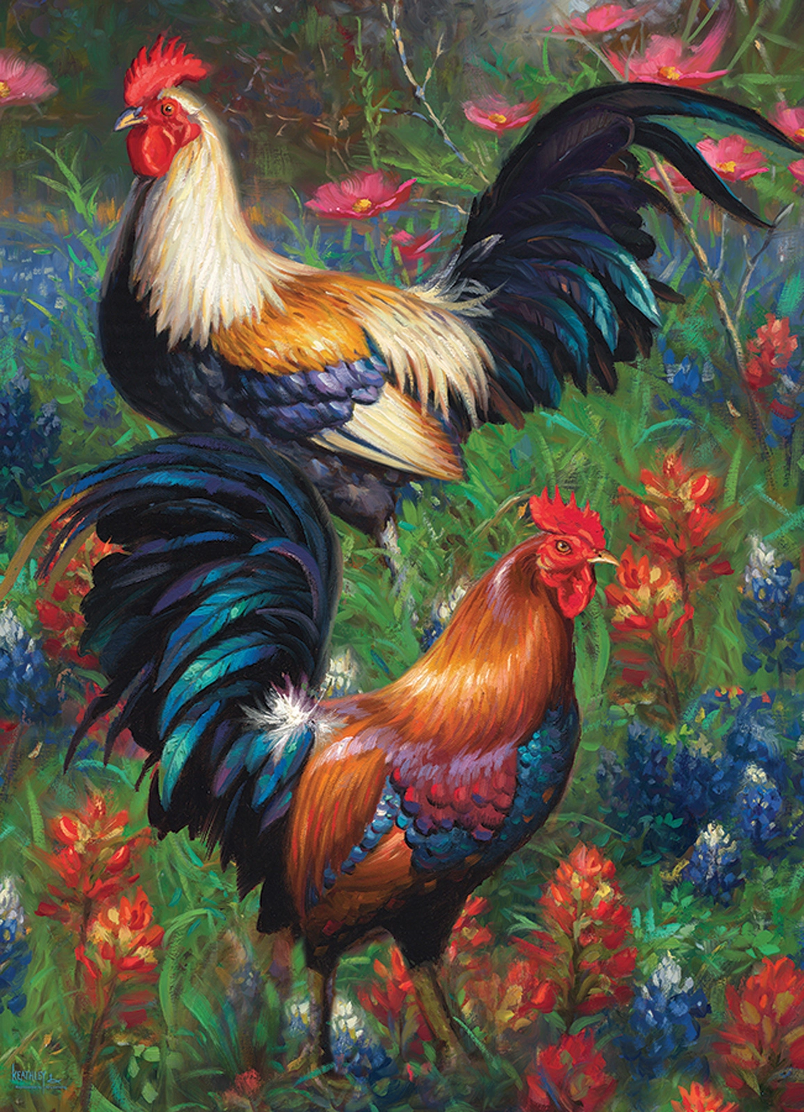 Puzzle 1000 Roosters 0625012401883 40188 625012401883
