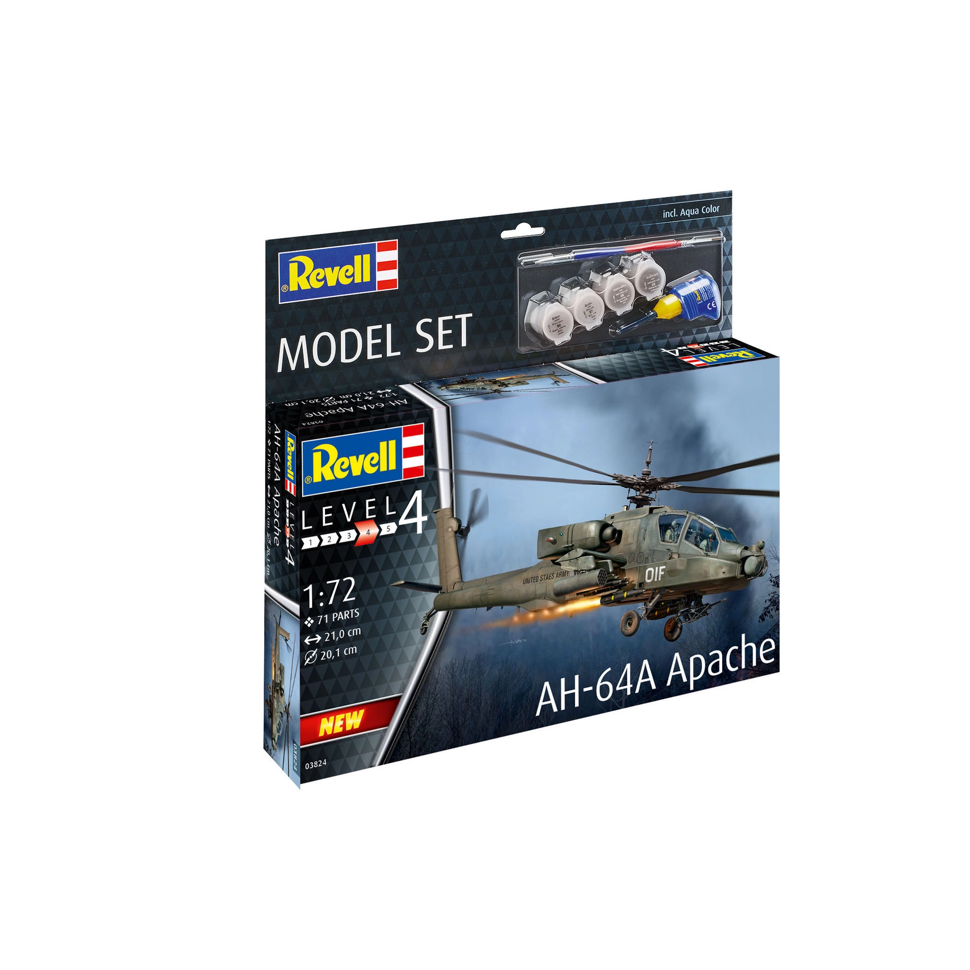 Revell Model Set AH-64A Apach 4009803563824