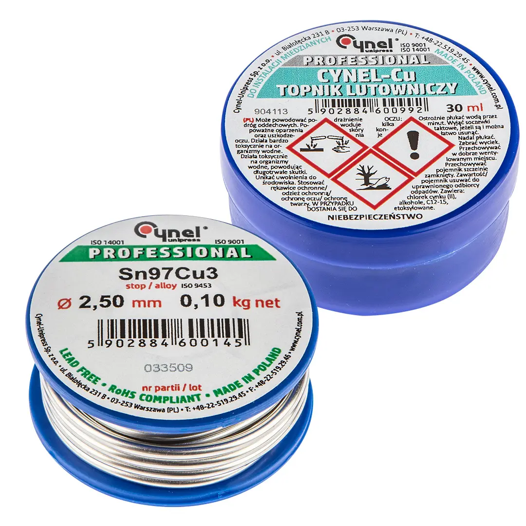 Cynel Set for soldering copper installations