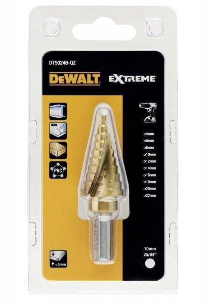 Extreme Step Drill Bit 4-22 mm