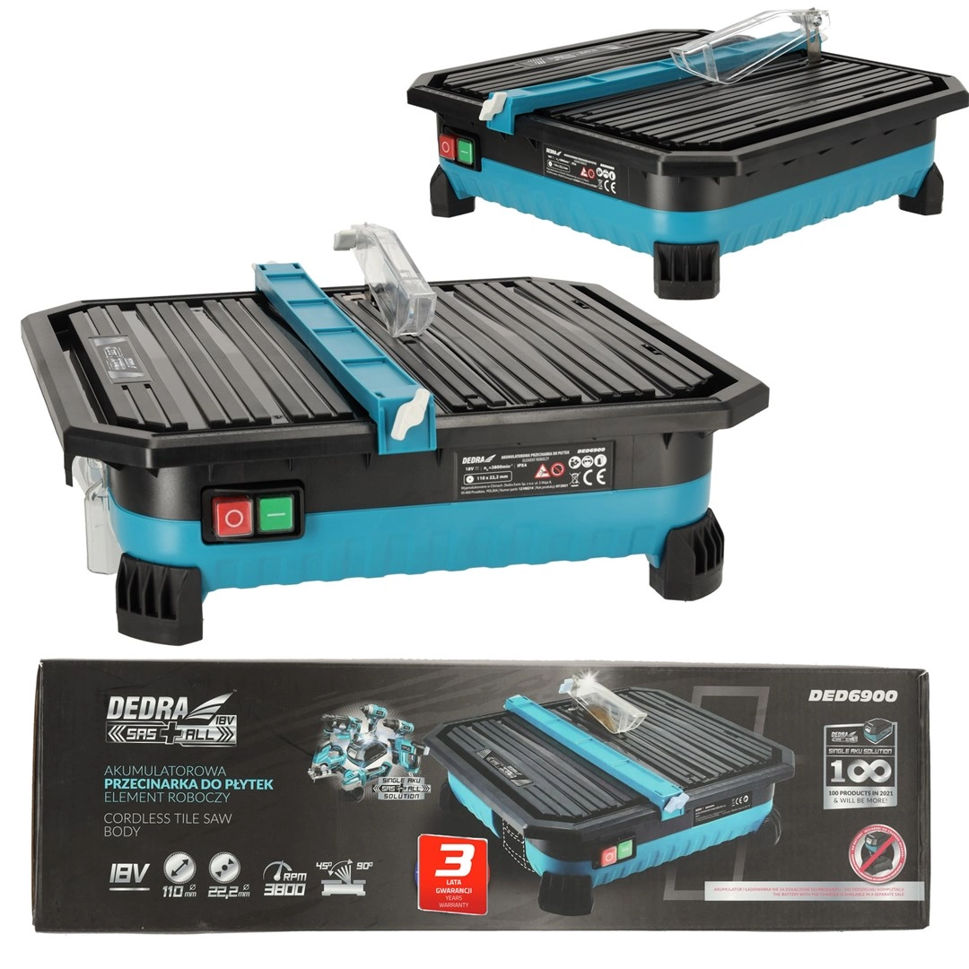 Dedra Cordless tile cutter 18V DED6900
