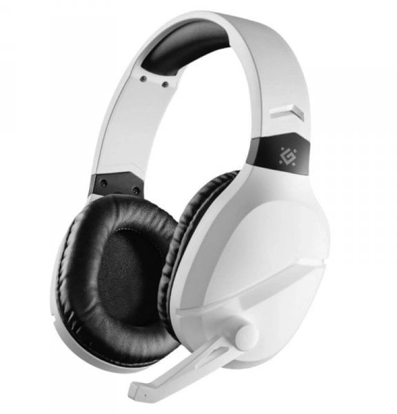 Defender PHANTOM PRO 7.1 bezvadu austiņas ar mikrofonu, balta, Bluetooth + RF 2.4GHz + SPĒLE