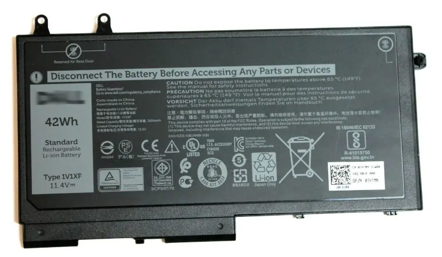 Bateria Dell Battery 42WHR 3 Cell