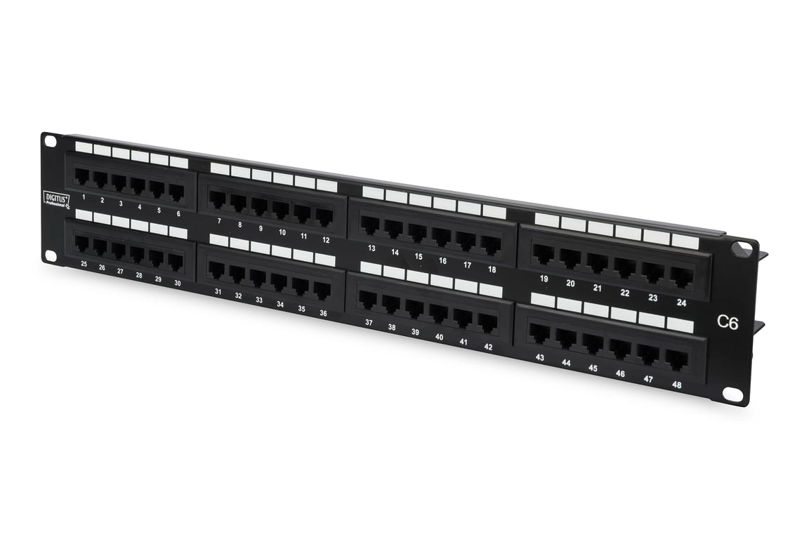 DIGITUS patch panel 2U 48-port Cat6