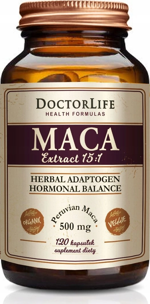 DOCTOR LIFE_Maca ekstrakt 15:1 suplement diety
