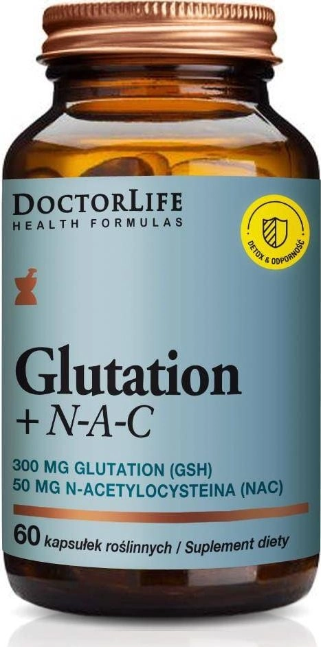 DOCTOR LIFE_Glutation N-A-C suplement diety wspomagający