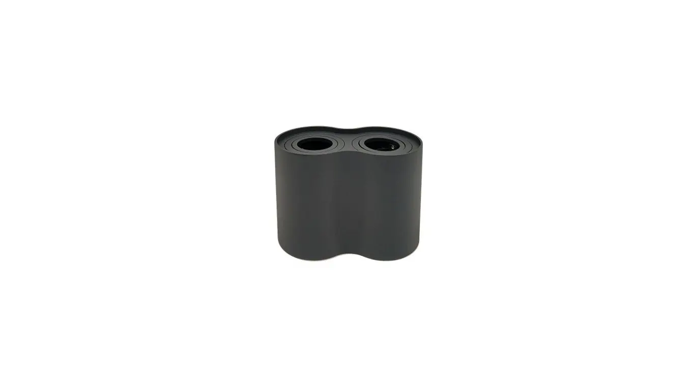 GU10 Surface Mounted Halogen Fixture Black