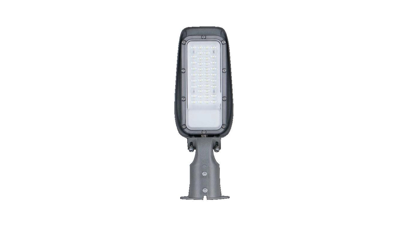 Street Light Fixture Gray 30W 3900Lm