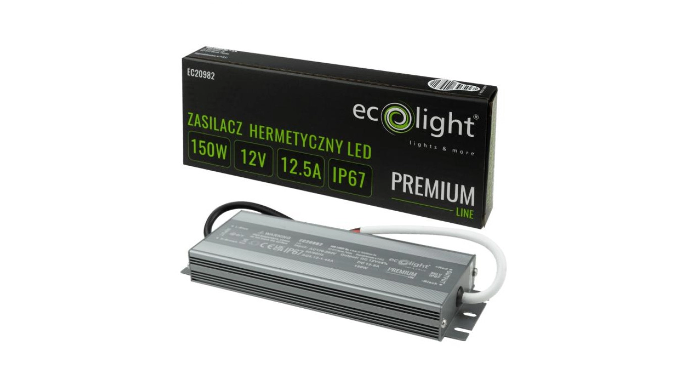 PREMIUM 150W 12V hermetic power supply