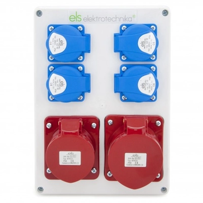 Construction switchgear 32A/5 + 16A/5 +