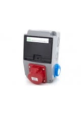 Construction switchgear 16A/5P + 2*GS 230V