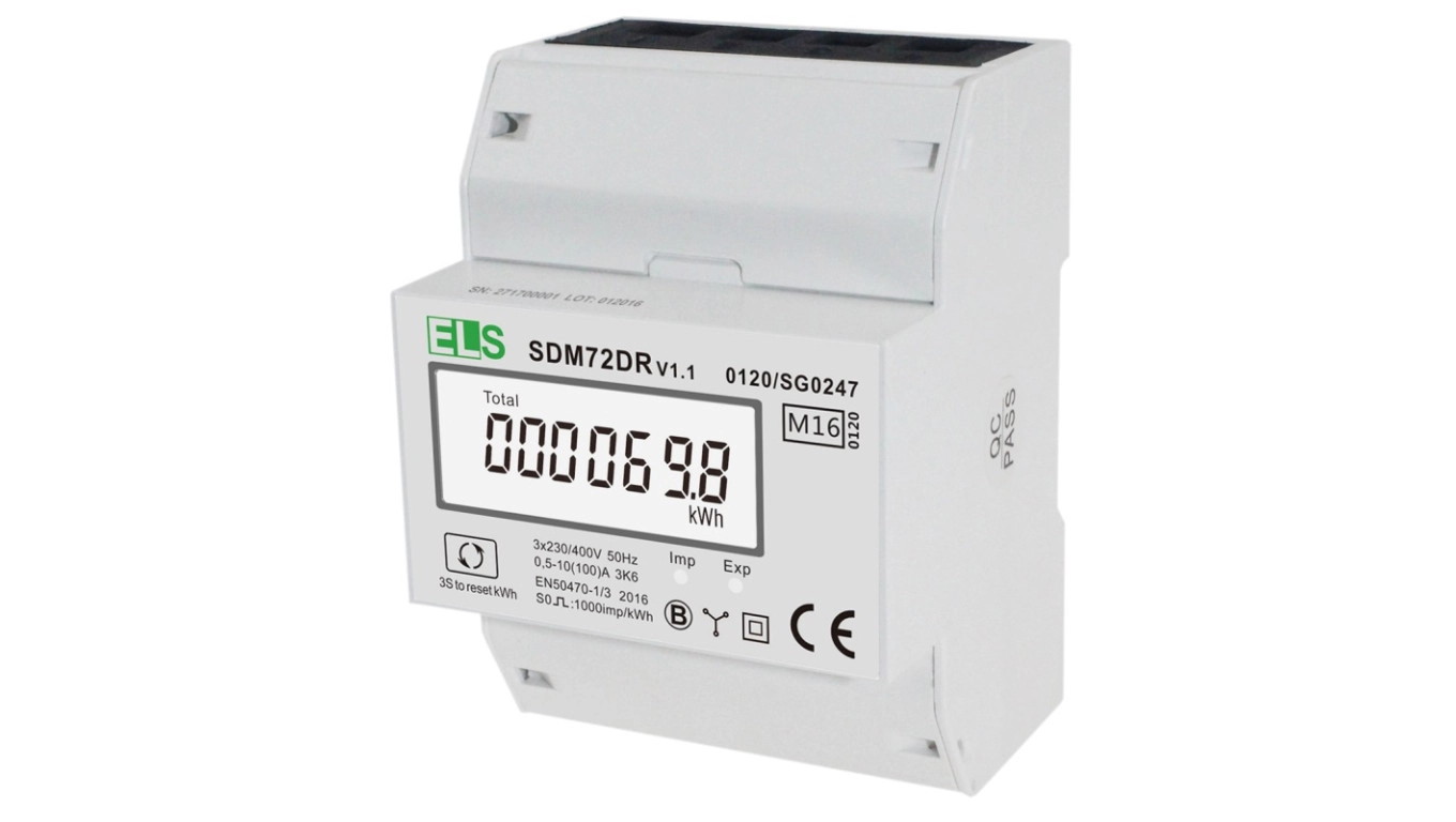 LCD Electric Power Meter 3 Phase