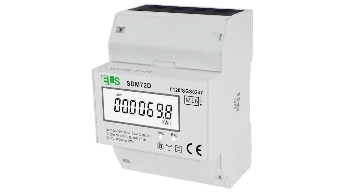 LCD Electric Power Meter 3 Phase