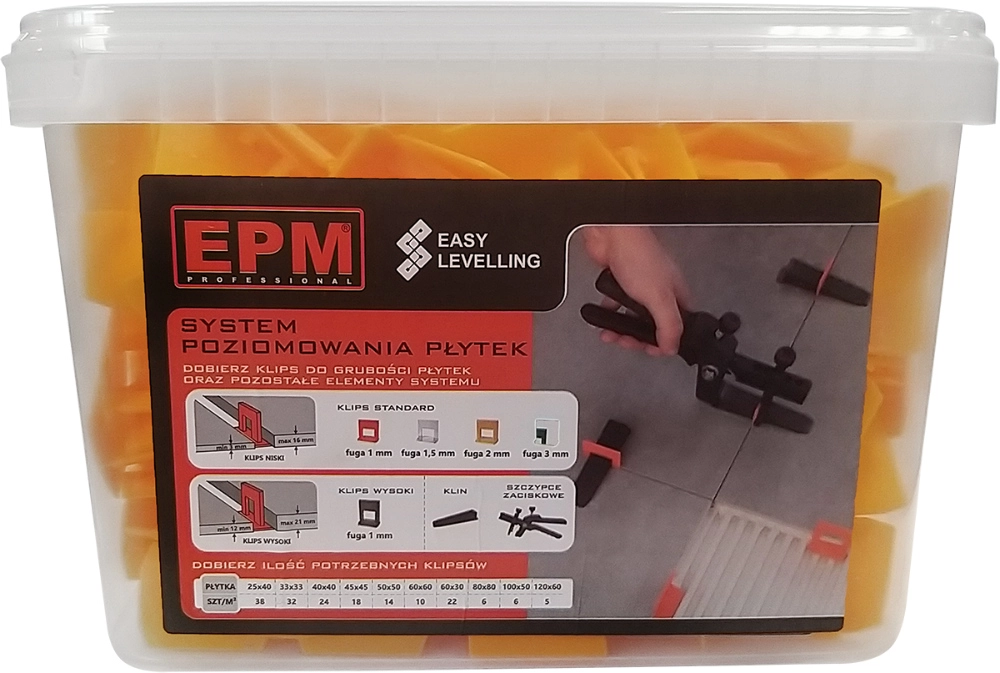 EPM SYSTEM UKŁADANIA PŁYTEK EASY LEVELING