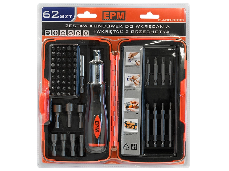 EPM Set of screwdriver bits with