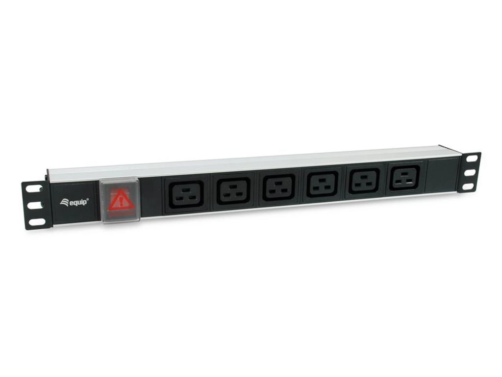 Equip 19" power strip IEC C20-6xIEC