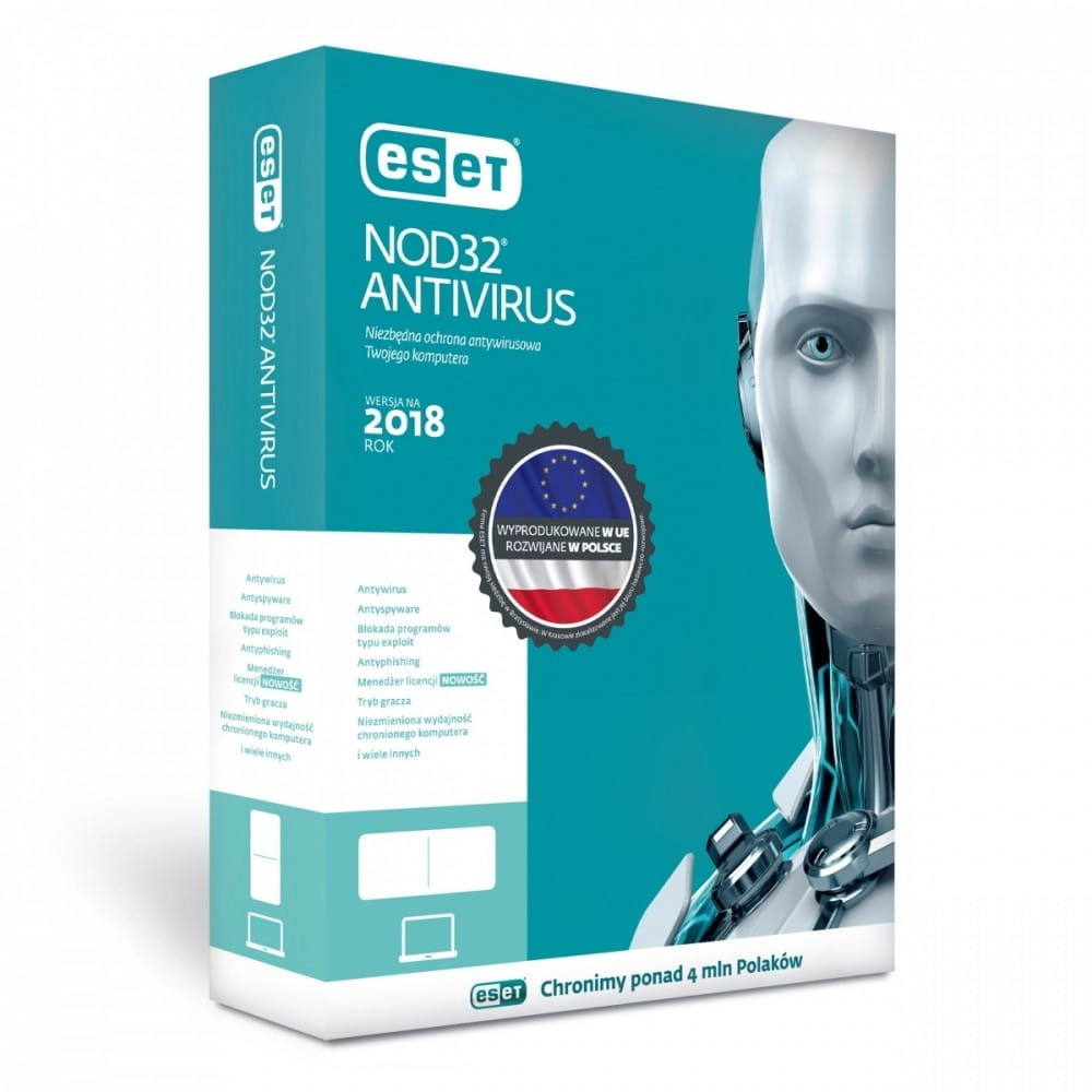 NOD32 Antivirus PL Kontynuacja 1U 3Y