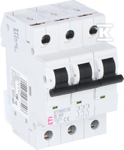 ETIMAT 3P 10KA B 40A-NMP SWITCH
