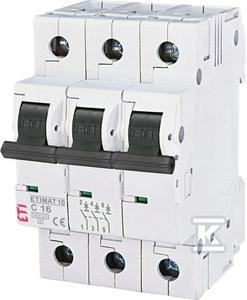 ETIMAT10 3P 10KA C 16A-NMP SWITCH