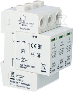 ETITEC EM T2 LIMITER PV 1100/20