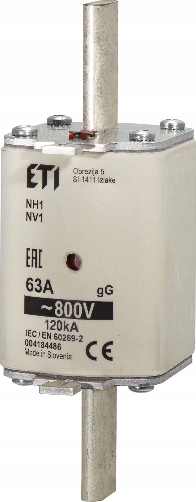 INSERT NH1 GG 100A/800V 004184488 3838895906865