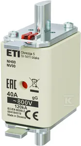 INSERT NH00 GG 40A/800V 004184519 3838895946717