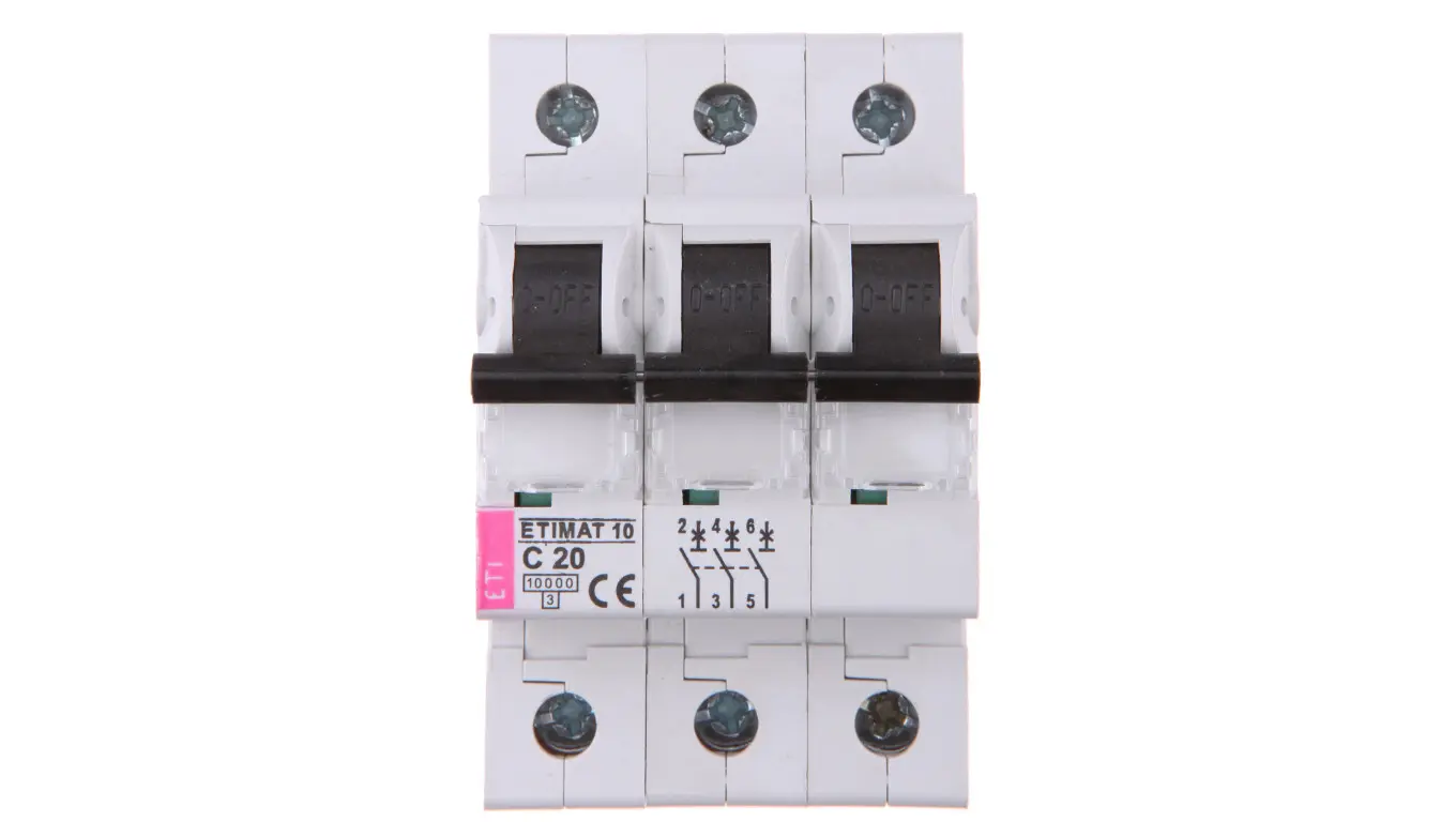 Power connector 3P C 20A 10kA