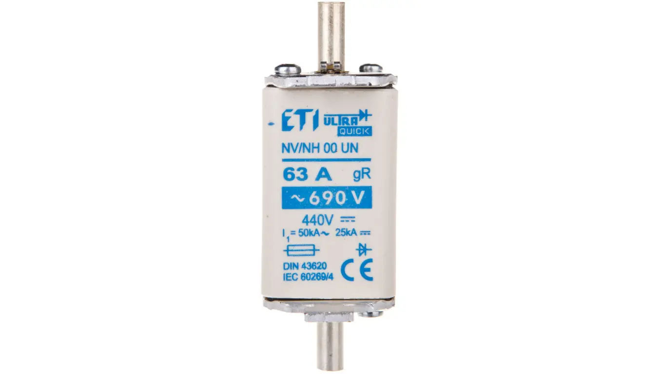Fuse insert NH00 63A gR 690V