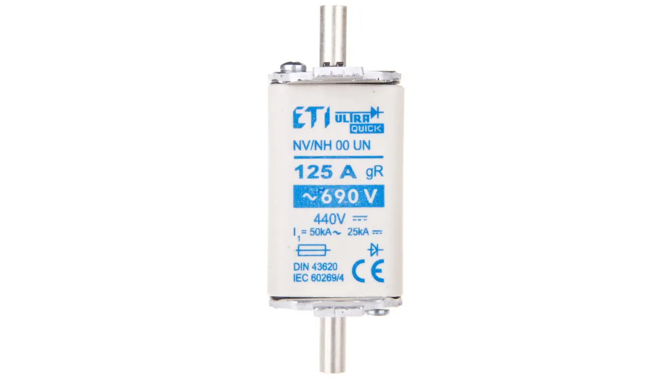 Fuse insert NH00 125A gR 690V