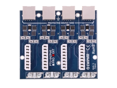 Ewimar PTU-64-EXT/POE 4-channel Gigabit Ethernet LAN