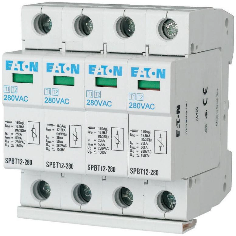 SPBT12-280/4 SURGE ARRESTER T1+T2 B+C 4P