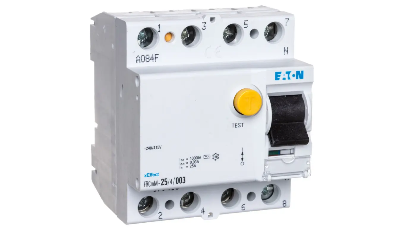 Differential switch 4P 25A 0 03A